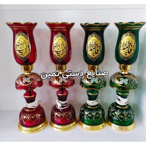 تولیدی چراغ شمعدان لاله مذهبی محرمی فاطمیه