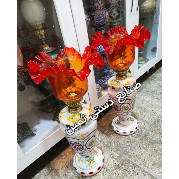چراغ شمعدان سه پوست سلطنتی لب چین