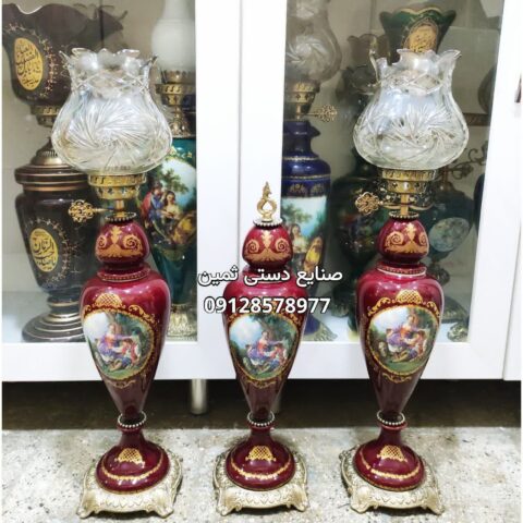 انواع ست چراغ شمعدان پایه برنزی (برنجی) اصل ایتالیایی‌ لیلی مجنون
