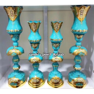 تولیدی چراغ لاله شمعدان طرح چک ناب ثمین