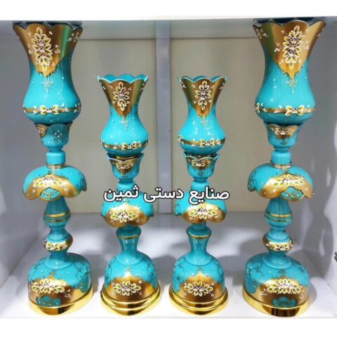 تولیدی چراغ لاله شمعدان طرح چک ناب ثمین