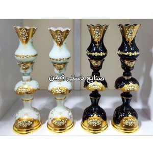 تولیدی چراغ لاله شمعدان طرح چک ناب ثمین