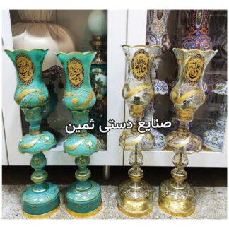 شمعدان لاله مذهبی چراغ کنار منبری هیئت