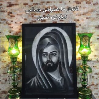 شمعدان مذهبی لاله هیئت چراغ کنار منبری