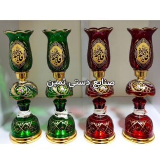 شمعدان لاله مذهبی چراغ کنار منبری هیئت