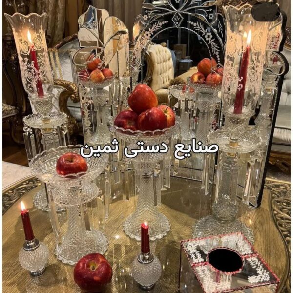 هفت سین شمعدان لاستر باکارا