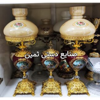 شمعدان چراغ طلایی