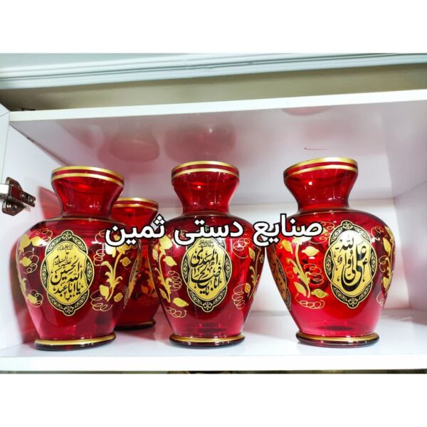 گلدان و لاله شمعدان مذهبی