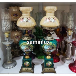 چراغ لاله شمعدان آنتیک لیلی مجنون