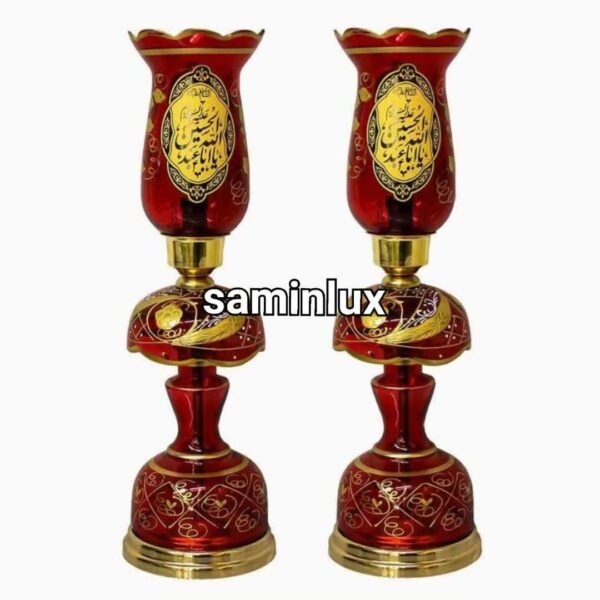چراغ لاله شمعدان مذهبی اسما متبرکه