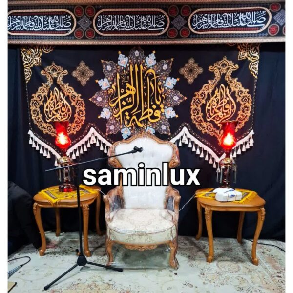 چراغ لاله شمعدان مذهبی و کنار منبری مذهبی