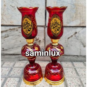 چراغ لاله شمعدان مذهبی رومیزی کنار منبری هیئت