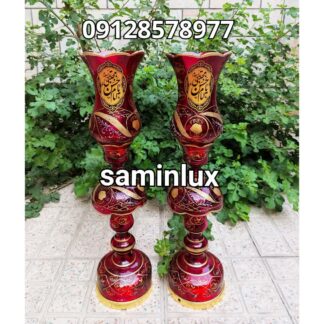 چراغ لاله شمعدان رومیزی مذهبی کنارمنبری هیئت