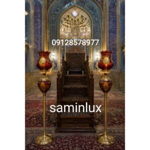لاله شمعدان چراغ مذهبی و کنار منبری و کنار سالنی هیئت