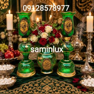 چراغ لاله شمعدان مذهبی و کنار منبری و کنار سالنی هیئت