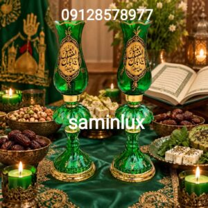 لاله شمعدان مذهبی و کنار منبری و کنار سالنی هیئت