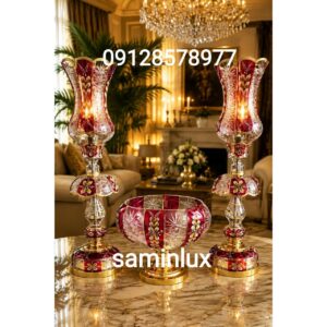 لاله شمعدان چراغ طرح ترک و طرح چک