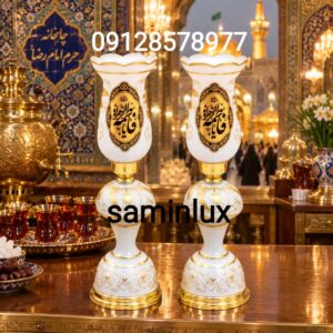 لاله شمعدان مذهبی و کنار منبری و کنار سالنی هیئت و چراغ دیوارکوب لاله مذهبی