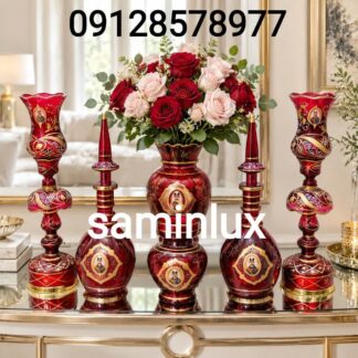 لاله شمعدان عباسی و شمعدان چراغ رومیزی