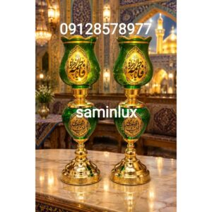 چراغ لاله شمعدان مذهبی و کنار منبری و کنار سالنی هیئت