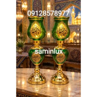 چراغ لاله شمعدان مذهبی و کنار منبری و کنار سالنی هیئت