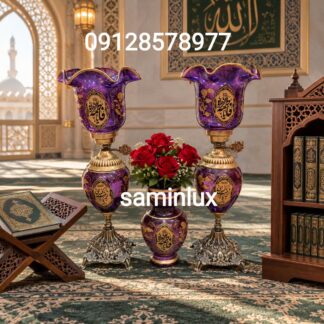 چراغ لاله شمعدان مذهبی و کنار منبری و کنار سالنی هیئت